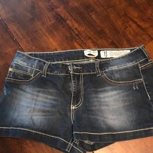 Indigo rein shorts